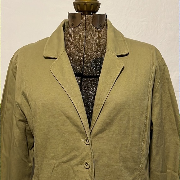 EILEEN FISHER ORGANIC COTTON BLAZER MEDIUM - Picture 1 of 12